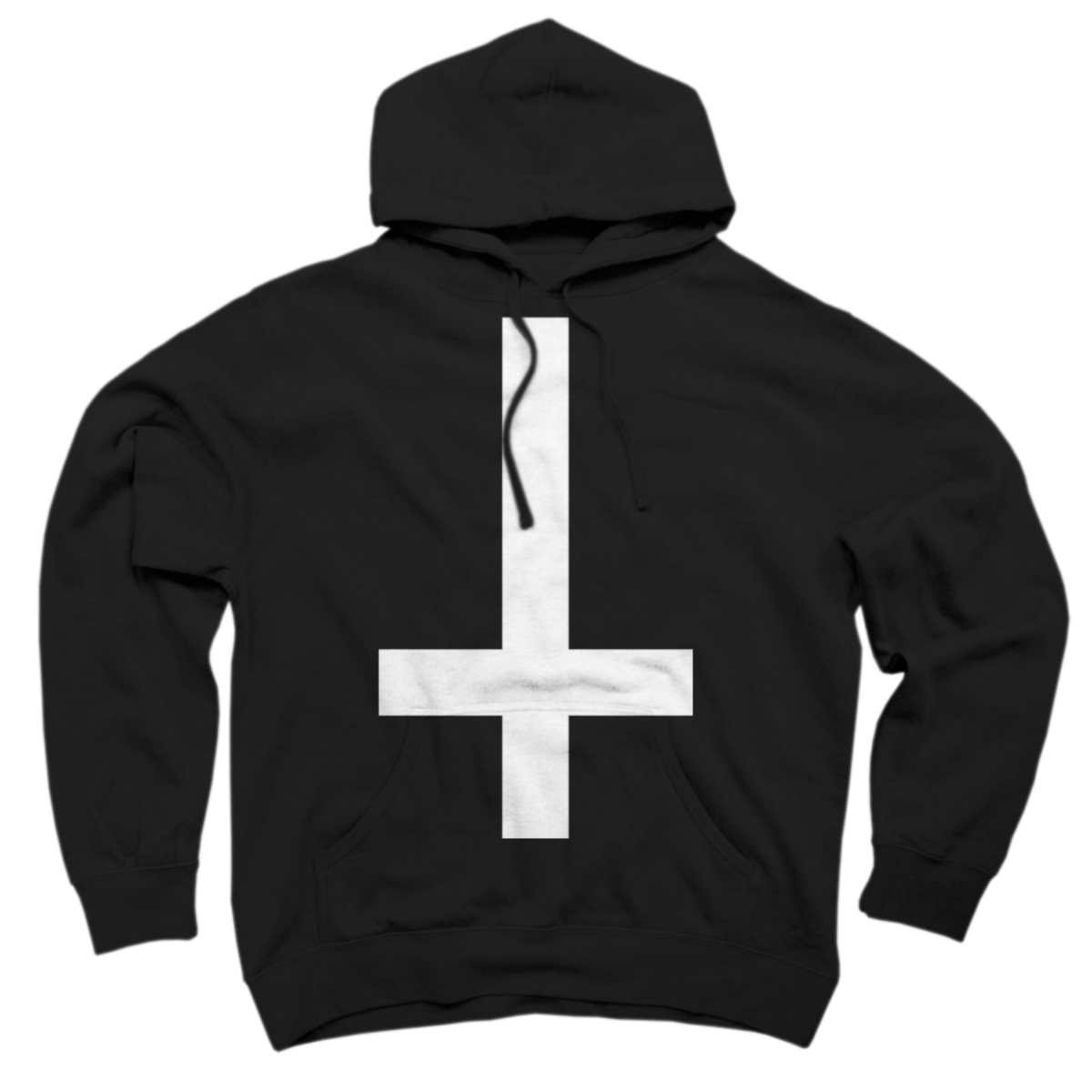inverted cross hoodie